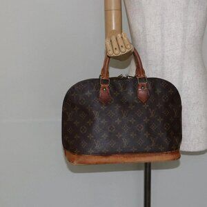 LOUIS VUITTON Monogram Alma Hand Bag M51130 LV Auth 146509